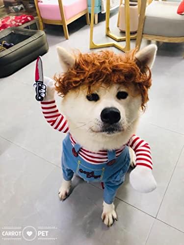 Pet Deadly Dog Costume, Cute Dog Cosplay Halloween Christmas Funny Pet Clothes Party Costume for Small Medium and Large Dogs (X-Large) - Image 7