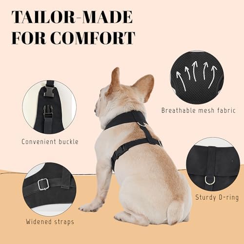 AVERYDAY Dog Tuxedo for Wedding Outfit, Dog Suit and Tie Costumes for Birthday, Halloween, Cosplay, Christmas Party, Pet Formal Wear with Bowtie, Tux for Medium Large Dogs, Bulldog, Labrador, Husky - Image 5