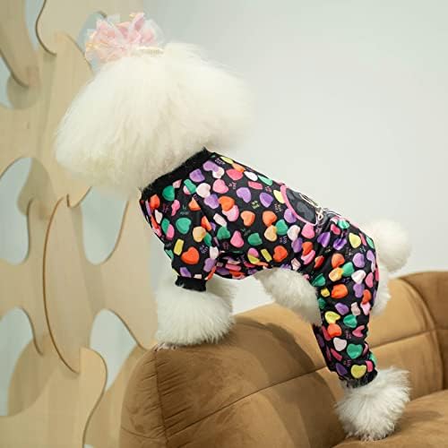 CuteBone Small Dogs Outfit Soft Puppy Onesies Pjs Dog Pajamas Pet Coat Cat Apparel Comfy Doggie Jumpsuit Bodysuit for All Seasons - Image 4