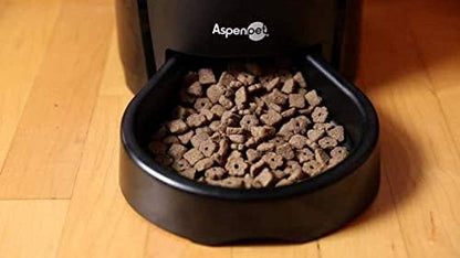 Aspen Pet Lebistro Programmable Automatic Cat & Dog Feeder, 18 Cups, Black