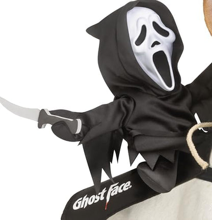 Fun World unisex Ghost Face Rider Pet Vest Costume - Image 4