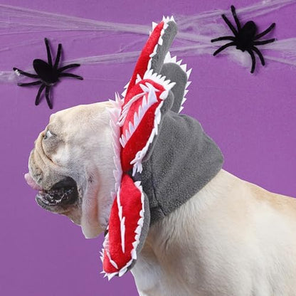 Dog Halloween Costume Hat with Flower Design Pet Headwear - Image 3