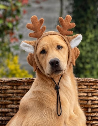 Dog Antlers Costume Dog Costume Dog Reindeer Antlers Dog Christmas Costume - Image 2
