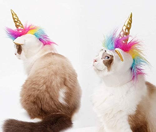 Unicorn Hat Pet Cosplay Cap Cat Costume Accessories Party Supplies for Cat Dog Puppy Pet - Image 3