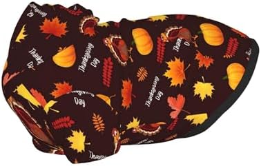 Fall Dog Costume Maple Thanksgiving Cosplay Clothes Sweaters Outfits Pullover Pets' Sweatshirt Hoodies with Pocket for Medium Large Dogs-XXL - Image 5