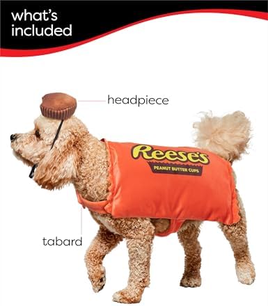 Rubies Hershey's: Reese's Peanut Butter Cup Pet Costume for for Dogs or Cats, S/M - Image 3