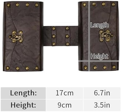 HiiFeuer Medieval Faux Leather Dog Armor Vest Set -Interchangeable Funny Dog Costume,Fits Most Dogs Ropa para Perro - Image 6