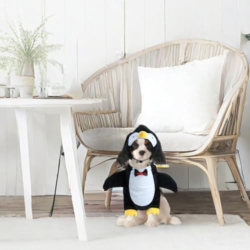 HOTUMN Dog Penguin Halloween Costume - Cute and Funny Pet Costume Soft Dog Cosplay Outfits Halloween Christmas Party Clothes for Cat Puppy(X-Small) - Image 4