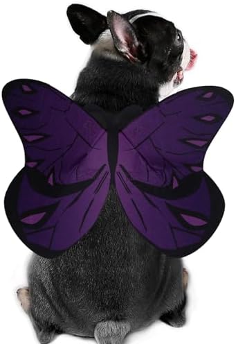 Butterfly Wings Costume for Small to Large Dogs & Cats - Halloween by Puoyis