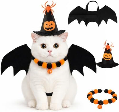 LOKIPA Halloween Pet Costumes Set for Dogs and Cats (Size M) by LOKIPA