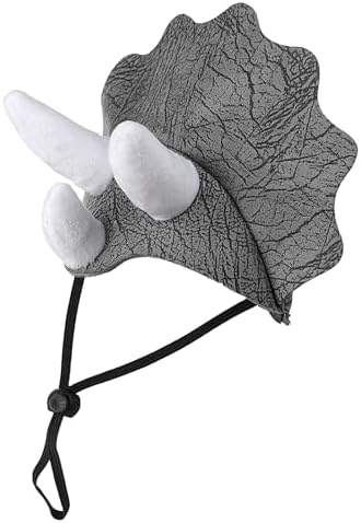 Dog Triceratops Dinosaur Hat Halloween Costumes Accessory for Dogs Funny Halloween Christmas Party Cosplay Accessory - Image 5