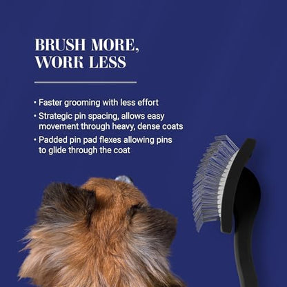 Chris Christensen Big K Dog Slicker Brush for Dogs (Goldendoodles, Labradoodles, Poodles), Groom Like a Professional, Fluff Detangle Style, Saves Time Energy, Black, Medium - Image 5