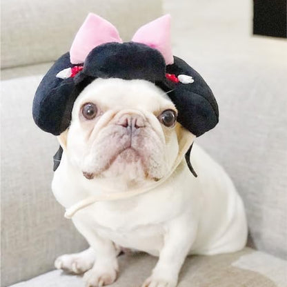 Kimono Pet Costume for French Bulldog, Funny Kimono Outfit, Dog & Cat Party Clothes, Halloween Cosplay (L) - Image 6