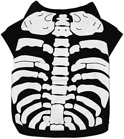 Halloween Skeleton Costumes for Pets Dogs Cats Funny Puppies Dress Up Clothes (Skeleton,XX-Large) - Image 2
