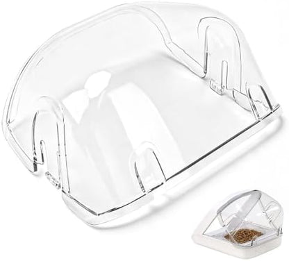 Pet Feeder Rear Cover for Automatic Microchip Pet Cat Feeders, 1 Pack