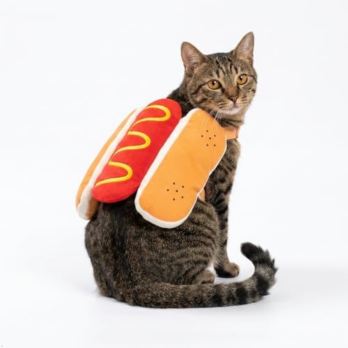 Hot Dog Costume for Dogs, Funny Hot Dog Dog Costume with Adjustable Fit, Cute Pet Halloween Costume for Large Dogs, Dog Costume for Halloween Party Cosplay - Image 3