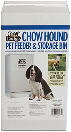 Little Giant Chow Hound 25-Lb Dog Feeder + 13-Qt Ever Full Water Bowl