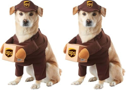 UPS Dog Costume X-Small (Pack of 2) by CaliforniaCostumeCollections