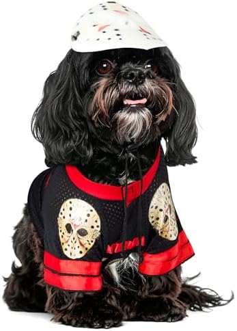 Friday the 13th: Jason Voorhees Pet Costume for For Dogs or Cats by Rubies, XL - Image 6