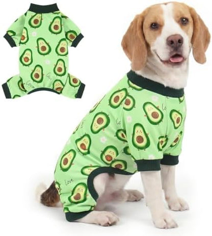 XPUDAC Dog Pajamas for Small Medium Dogs Girl Boy Cute Comfy Puppy Pjs Doggie Clothes Cat Pet Jammies Outfit, 213-2XL by XPUDAC