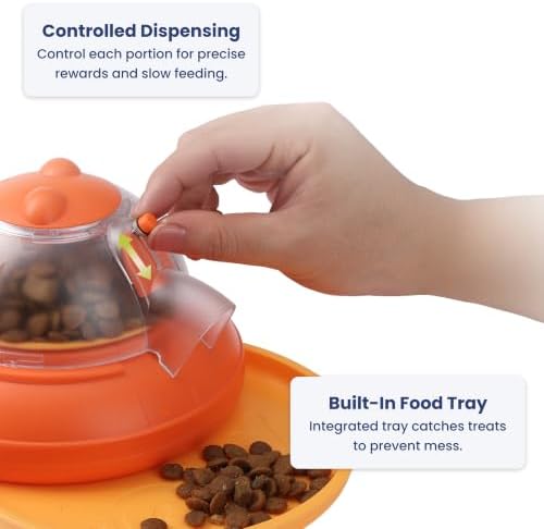 PawsPik Wireless Remote Interactive Dog Feeder, Medium