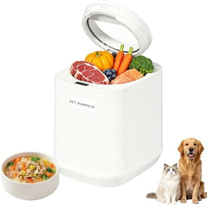 Pet Food Maker for Dogs & Cats, 4L Capatity, Automatic Machine No Chopping Needed,1-Touch Steam & Stir Feeding Supply, Effortless Meal Prep, 5 Cooking Modes for 8 Textures