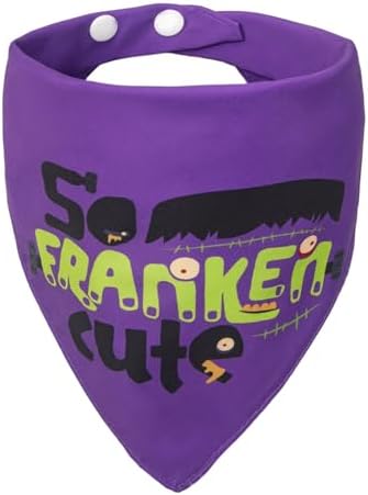 Halloween Dog Bandanas So Franken Cute Costumes for Small Pet by ICEMOOD
