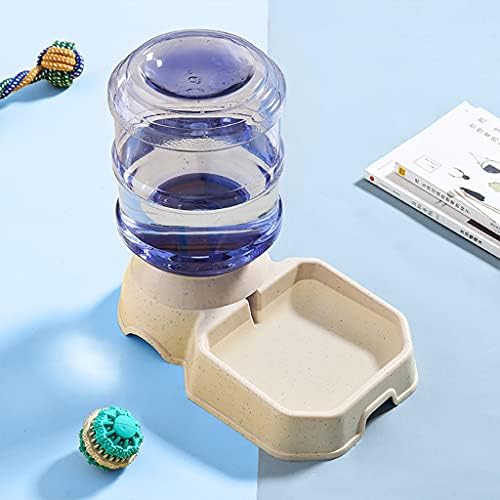 Automatic Waterer Food Feeder 3.8 L Water Dispenser 8 Lbs Auto Feeder Fed for Small Medium and Large Cats Dogs