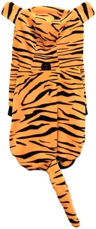NACOCO Halloween Dog Tiger Costume-Pet Cosplay Clothes Cat Coat Hoodie Outfits Warm Winter Apparel for Dog Small and Medium Cat(Orange, 4XL) - Image 5