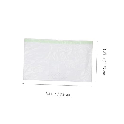 HANABASS 21pcs Cat Litter Filter Pouches Cat Waste Disposal Bags for Easy Cleaning White for Pet Owners and Litter Management