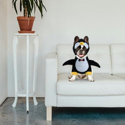 HOTUMN Penguin Halloween Costume - Cute and Funny Pet Costume Soft Dog Cosplay Outfits for Small Pets - Image 4
