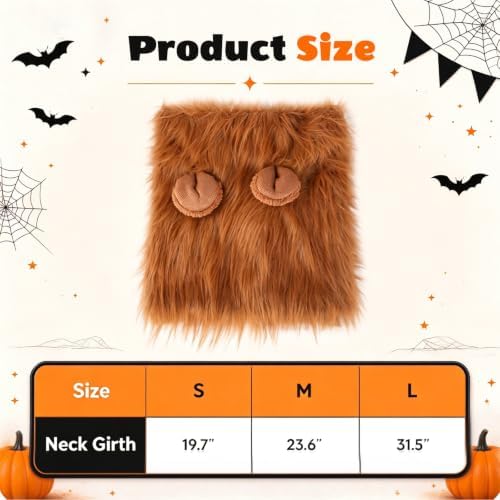 Dog Lion Costume Pet Realistic Wig Halloween Dogs Costume Accessory - Image 2