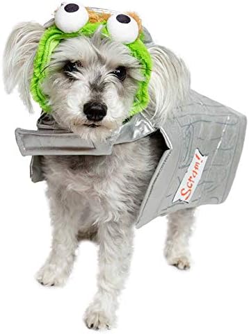 Pet Krewe Large Oscar the Grouch Dog Costume - Fits Small, Medium, Large and Extra Large Pets - Perfect for Halloween, Christmas Holiday, Parties, Photoshoots, Gifts for Dog Lovers by PetKreweUnleashtheParade