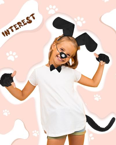 Syhood Puppy Dog Costume Set for Halloween Carnival - Image 3