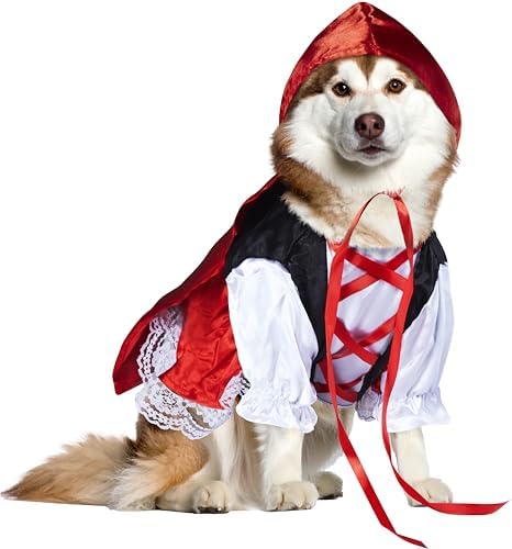 Rubies Red Riding Hood Pet Costume for Dogs or Cats, Large by Rubies