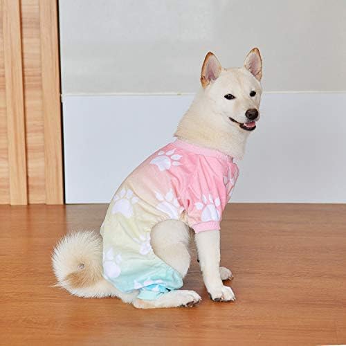 CuteBone Small Dogs Outfit Soft Puppy Onesies Pjs Dog Pajamas Pet Coat Cat Apparel Comfy Doggie Jumpsuit Bodysuit for All Seasons - Image 5