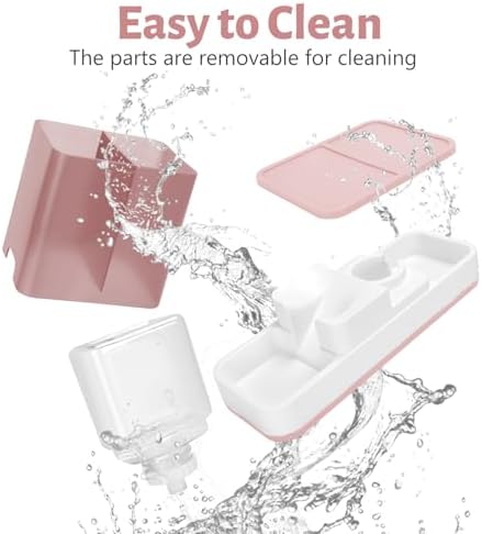 Yummy Sam Automatic Small Pet Feeder and Water Dispenser, Pink