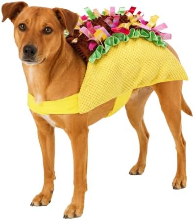 Taco Dog Costume for Small Medium Large Dogs, Funny Food Dog Costume, Mexican Dog Costume and Hotdog Pet Outfit for Halloween Cosplay, Parties and Photos, X-Large - Image 2