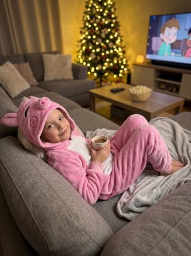 Kids Animal Onesie Pajamas Boys Girls Animal Onesie Costume for Halloween Christmas Costume - Image 3