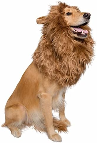 Lion Mane Costume and Big Dog Lion Mane Wig - Large Dog Costumes by Pet Krewe - Image 5