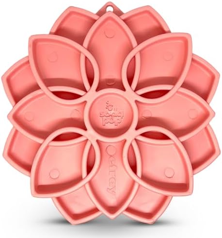 SodaPup Mandala Softie eTray –Durable Enrichment Feeder Made in USA, Non-Toxic, Pet-Safe, Food Safe Rubber for Mental Stimulation, Avoiding Overfeeding, Fresh Breath, Digestive Health, Calming, & More