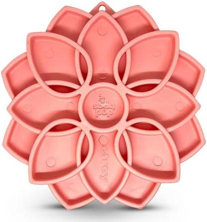 SodaPup Mandala Softie eTray –Durable Enrichment Feeder Made in USA, Non-Toxic, Pet-Safe, Food Safe Rubber for Mental Stimulation, Avoiding Overfeeding, Fresh Breath, Digestive Health, Calming, & More