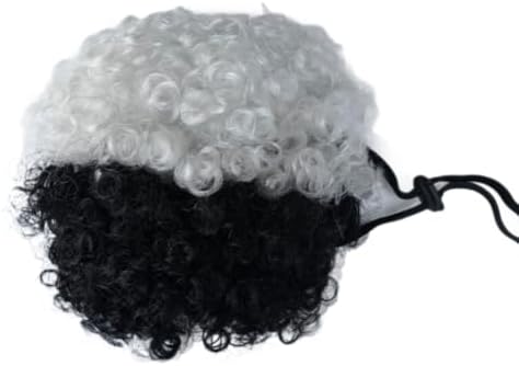 Dog Halloween Deville Costume Dalmatian Cosplay Witch Cloak + Wigs (X-Large) - Image 5