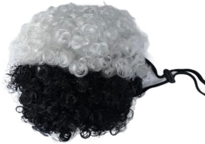 Dog Halloween Deville Costume Dalmatian Cosplay Witch Cloak + Wigs (X-Large) - Image 5