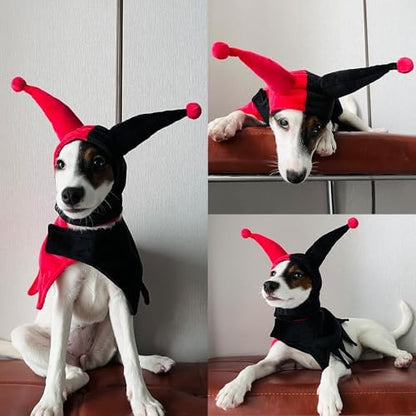 Lelepet Dog Halloween Costume with Hat & Cloak Funny Halloween Pet Outfit - Image 6
