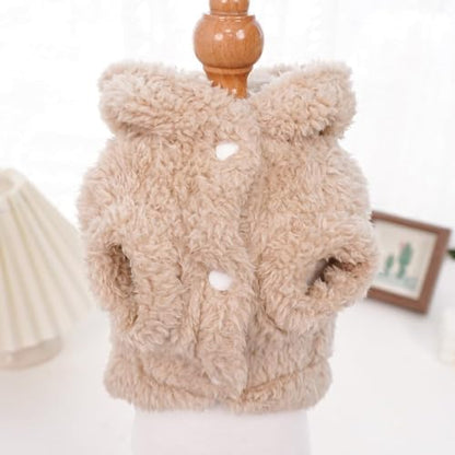 Selena Cat Bunny Ears Costume Cute Dog Kitten Hoodies Sweater Rabbit Ears Puppy Pet Apparel (XX-Large,Beige) - Image 6