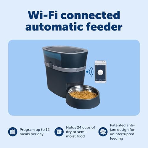 PetSafe Smart Feed Automatic Pet Feeder, 6L/24 Cup, Programmable