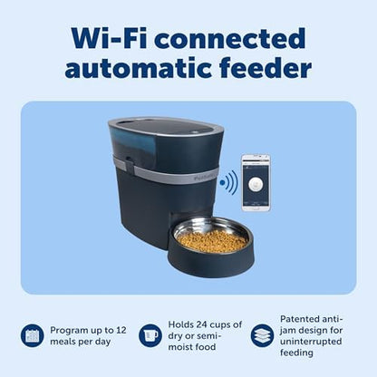 PetSafe Smart Feed Automatic Pet Feeder, 6L/24 Cup, Programmable