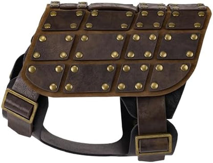 HiiFeuer Medieval Faux Leather Dog Clothes Accessory, Interchangeable Funny Dog Costume, Middle Ages Ropa para Perro (Dark Brown A) - Image 4