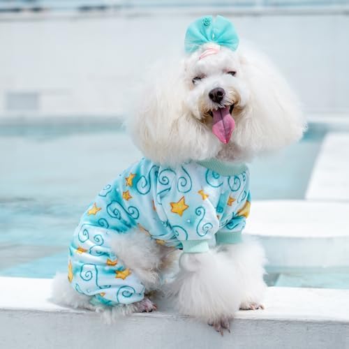 CuteBone Small Dogs Outfit Soft Puppy Onesies Pjs Dog Pajamas Pet Coat Cat Apparel Comfy Doggie Jumpsuit Bodysuit for All Seasons - Image 5